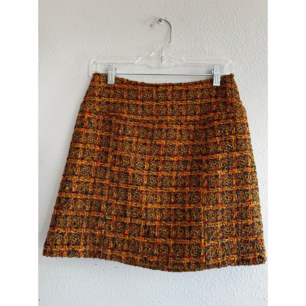 Vintage Impasse Tweed Mini Skirt